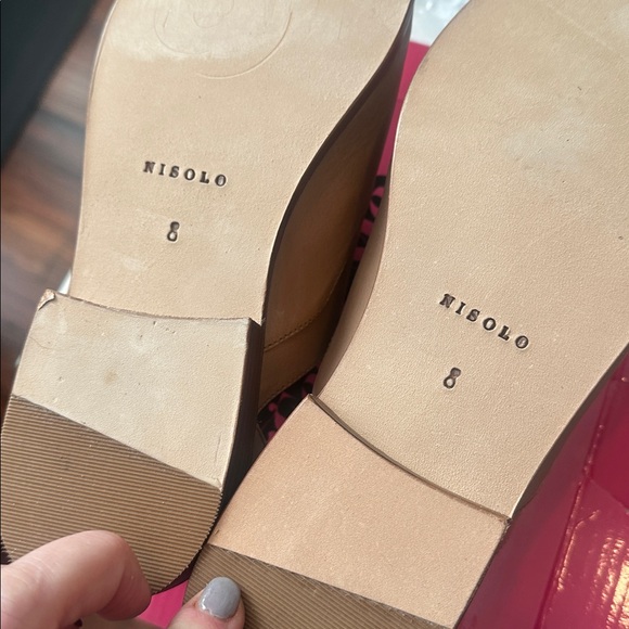 Nisolo Almond Leather Minimalist Loafers - Emma d’Orsay Oxfords - Picture 6 of 9